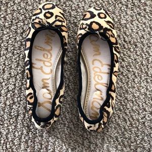 Sam Edelman Leopard Flats
